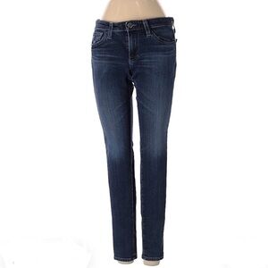 AG Adriano Goldschmied Skinny Jeans Size 26 Mid Rise Dark Wash Stretch Denim